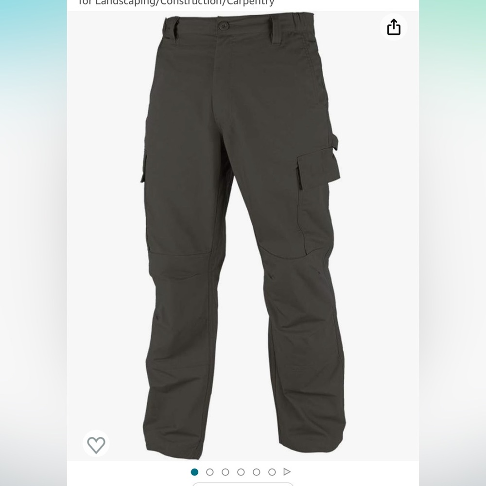 Benchmark Cargo Work Pant. NWT Size 40x30